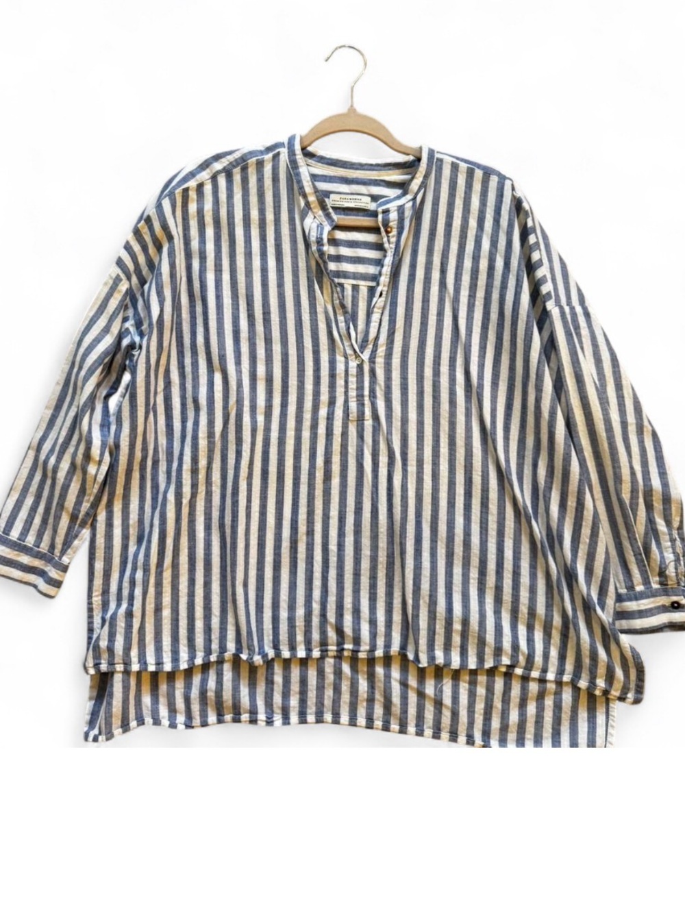 ZARA Striped Long Sleeve Shirt